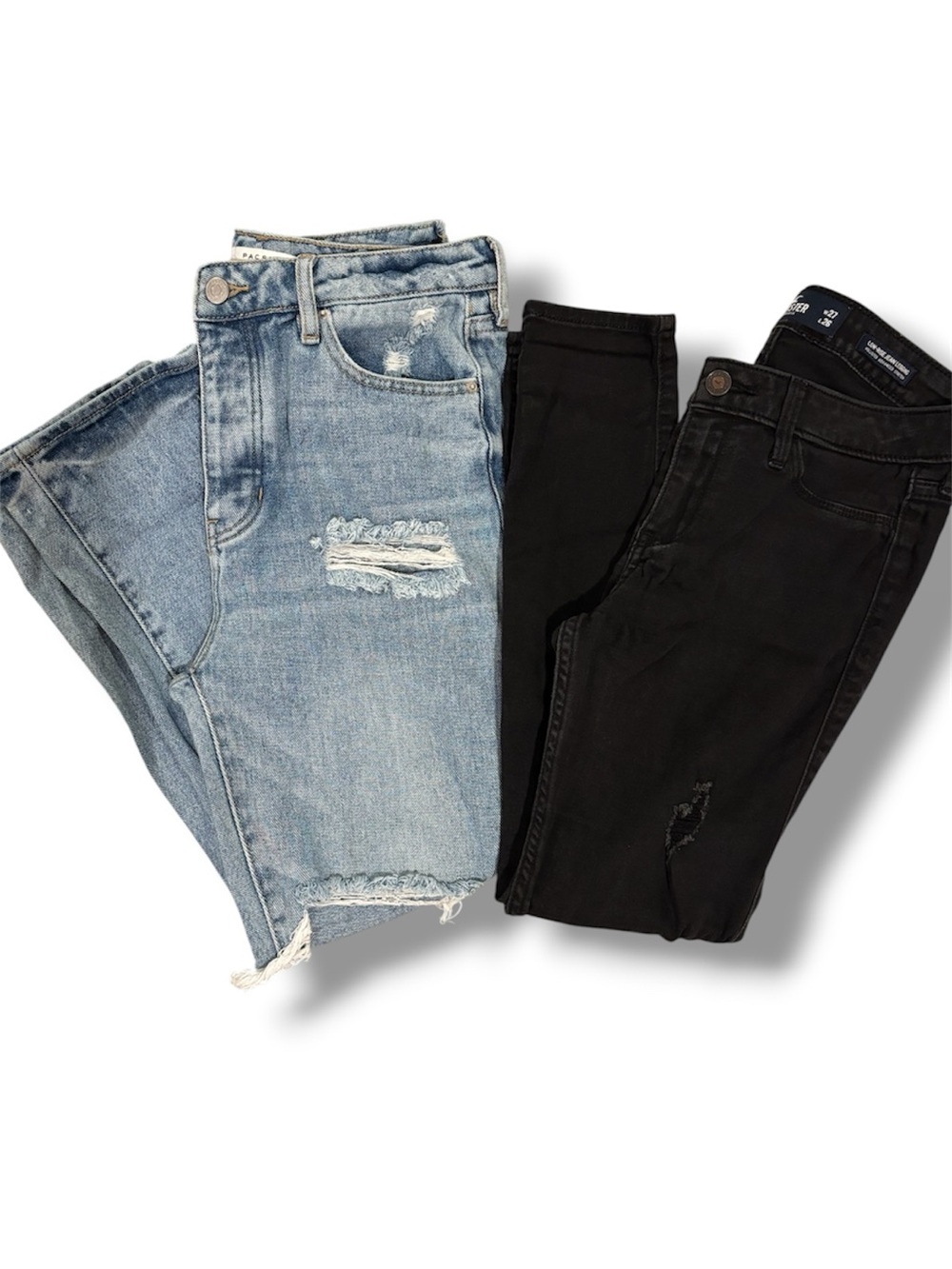 PacSun & Hollister Distressed Denim Bundle Set Size 27 / 5S (2 Pairs)